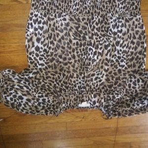 Leopard print Michael Kors womens top